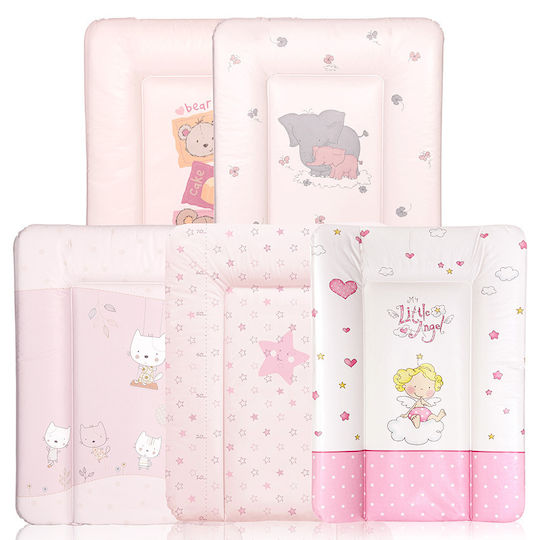 Lorelli Soft Changing Pad Knitted made of Fabric Braids Pink 50x70cm