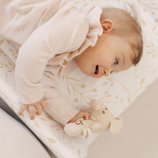 Sensillo Hard Changing Pad made of Fabric Beige Leaf