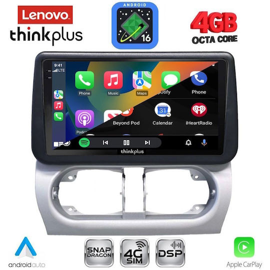 Lenovo Автомобилна Аудио Система за Opel Corsa / Tigra (Bluetooth/USB/WiFi/GPS/Apple CarPlay/Android Auto) с Touch Screen 9"