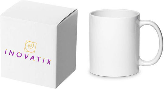 Керамична Бяла Чаша 330ml Керамична Бяла Чаша 330ml