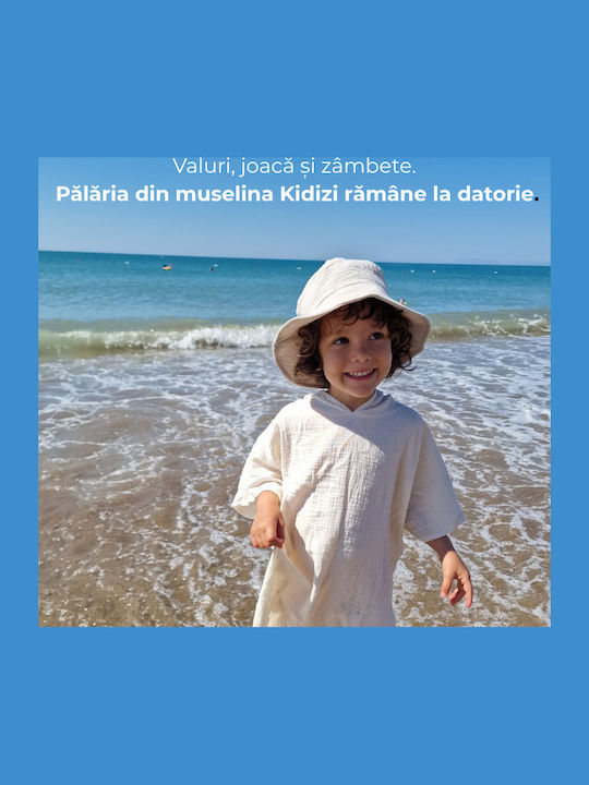 Kidizi Palarie Copii Tesatura Cu Protectie Solara Bej
