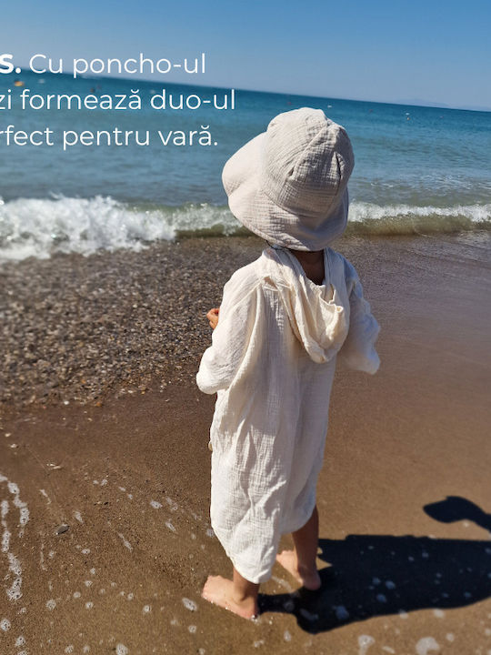 Kidizi Palarie Copii Tesatura Cu Protectie Solara Bej