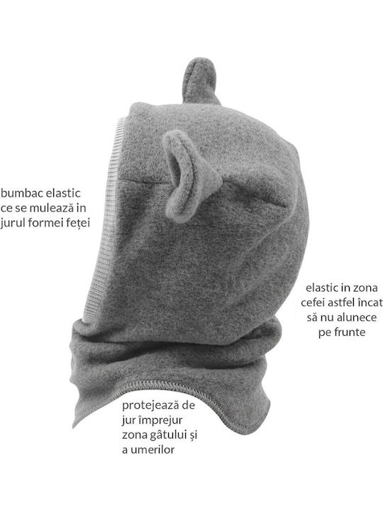 Kidizi Palarie Copii Din Tesatura Gri Kid Prd 3764