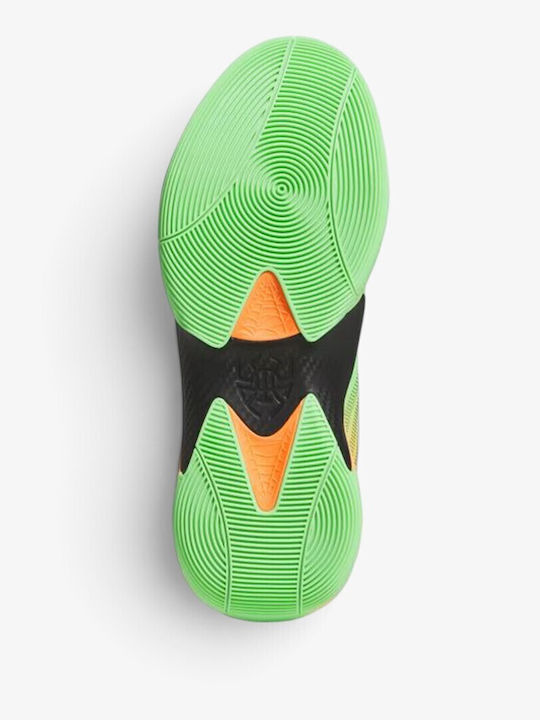 D.O.N. Issue 7 Ниски Баскетболни Обувки Lime Burst / Core Black / Screaming Orange