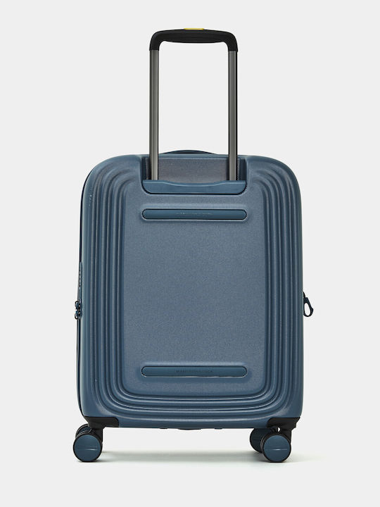 Mandarina Duck Logoduck+ Kabinenkoffer Hart Tailor Blau mit 4 Rädern Höhe 55cm