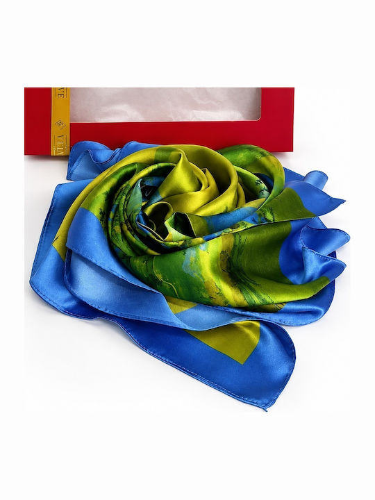 Velve Women's Silk Shawl Green