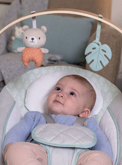 Ingenuity Baby Swing Cozy Spot Swing 'n Go with Music Grey for Child up to 9kg