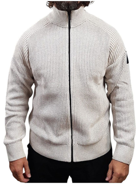 Women's Knitted Cardigan with Zipper Moonbeam