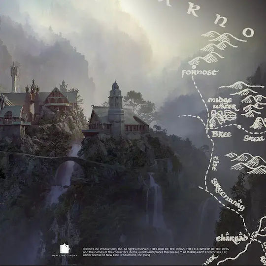 Lexip X Warner Lord Rings Rivendell Xxl Mouse Pad
