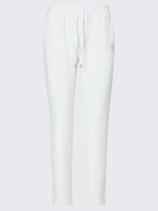 Damen Stoffhose Weiß