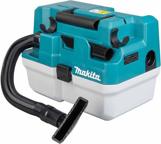 Makita Акумулаторна Прахосмукачка За Мокро / Сухо Почистване С Пластмасов Контейнер 7.5lt