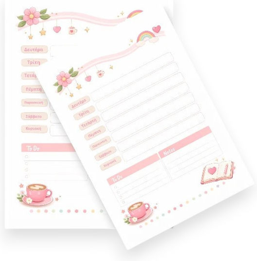 Pinkberry Cosmetics Μηνιαίο Planner A5