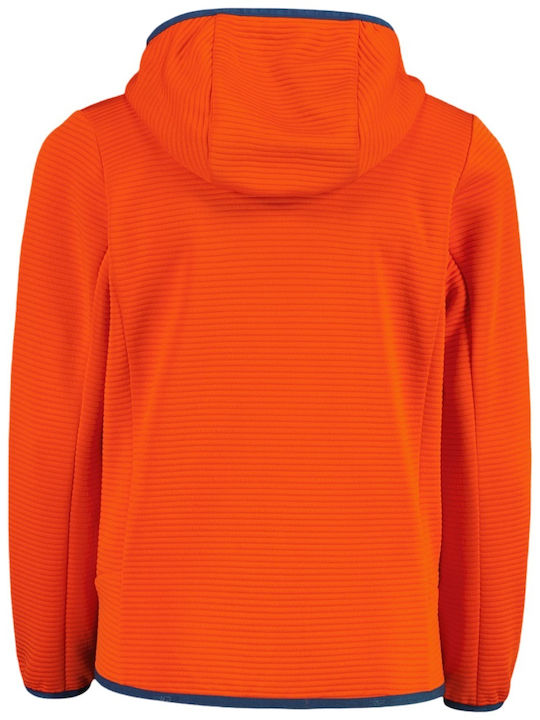 Hanorac Fleece pentru copii cu buzunare Portocaliu