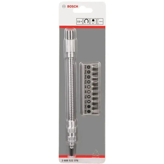 Biți pentru șurubelniță Bosch 2608522376 25 Mm 10 Bucăți + Adaptor 200 Mm