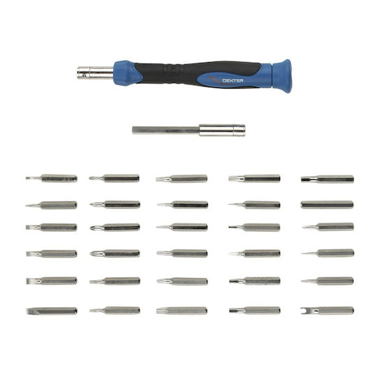 Set 32 Biți Pentru Șurubelniță Dexter Special Micro Precision