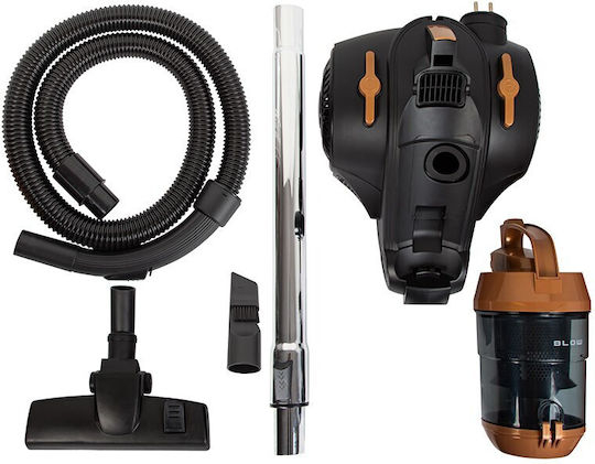 Blow 44-526 Staubsauger 800W mit Beutelkasten 2,5l Schwarz