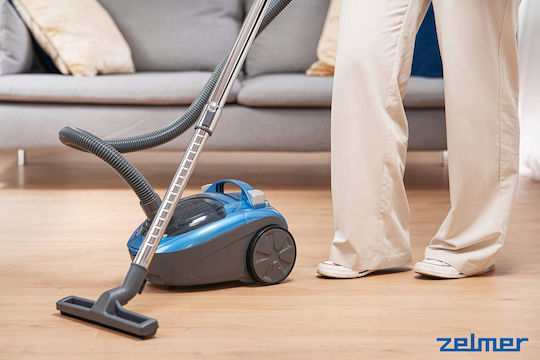 Zelmer ZVC032P Staubsauger 800W mit Eingetütet 2,5l Blau