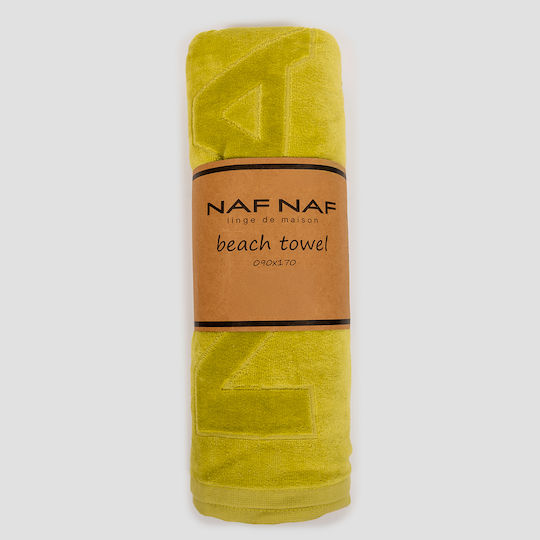 Beach Towel 90x170 Naf-naf Velour Citronelle