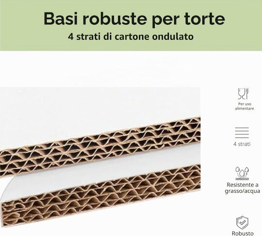 Formă pentru tort 20x1.2cm 6 bucăți