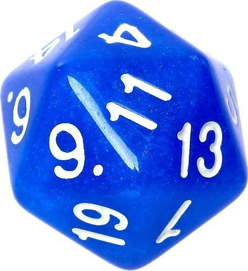 Rebel Set de Zaruri RPG Bijuterii Ale Lunii 7 Piese Lapis Lazuli Glitter