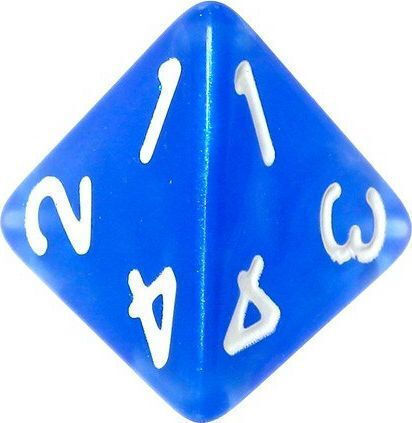Rebel Set de Zaruri RPG Bijuterii Ale Lunii 7 Piese Lapis Lazuli Glitter
