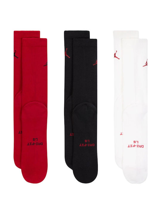 Jordan Șosete Sport Negre 3 Perechi