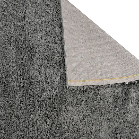 Polcarpet Covor Rectangular Pufos Gri Închis 165x230cm