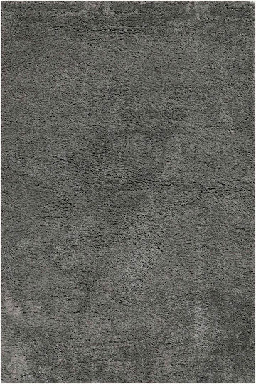 Polcarpet Covor Rectangular Pufos Gri Închis 165x230cm