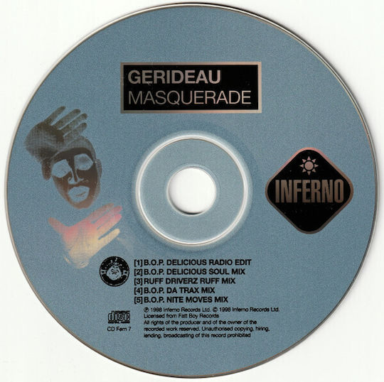 Gerideau Masquerade Cd