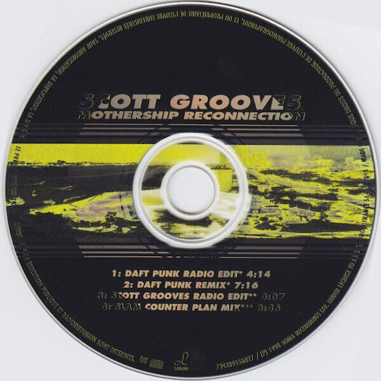 Scott Grooves Featuring Parliament Funkadelic Mothership Reconnection Daft Punk Remix Cd