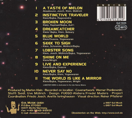 Dissidenten Feat Bajka Instinctive Traveler Cd