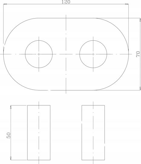 Antrac Double Rosette Concealing Set Sleeves