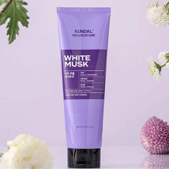 Kundal Feuchtigkeitsspendende Körperlotion mit Weißem Moschus Duft 200ml