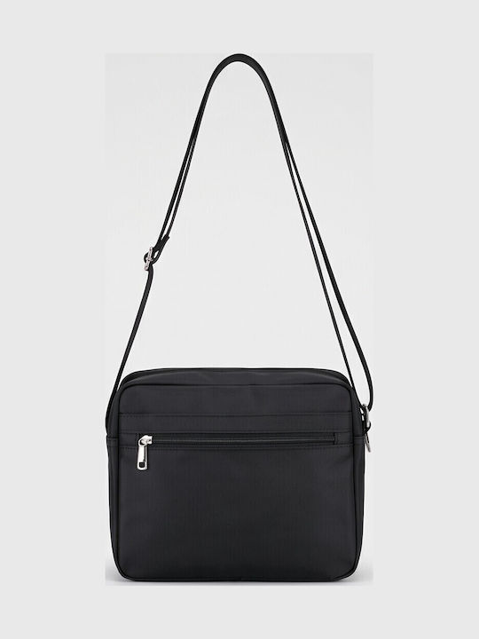 Fabric Women's Shoulder / Crossbody / Backpack Bag Black
