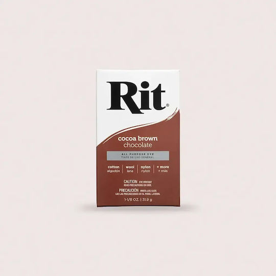 Rit Dye Powder All-purpose Βαφή Υφασμάτων – Cocoa Brown 31,9g