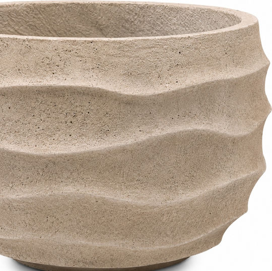 Artekko Beton Blumentopf Beigefarbe Artekko Beton Blumentopf Beigefarbe