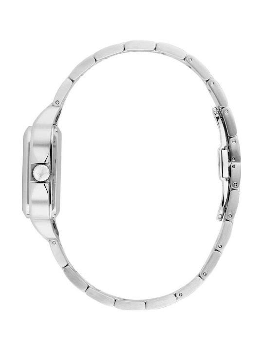 Men's Automatic Watch with Silver Stainless Steel Bracelet