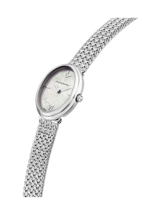 Men's Battery Watch with Silver Stainless Steel Bracelet