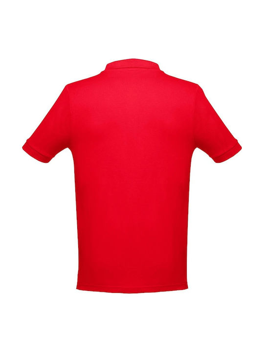 Th Clothes Работна Риза Поло Adam Къс Ръкав 195гр/м² Червена Th Clothes Работна Риза Поло Adam Къс Ръкав 195гр/м² Червена