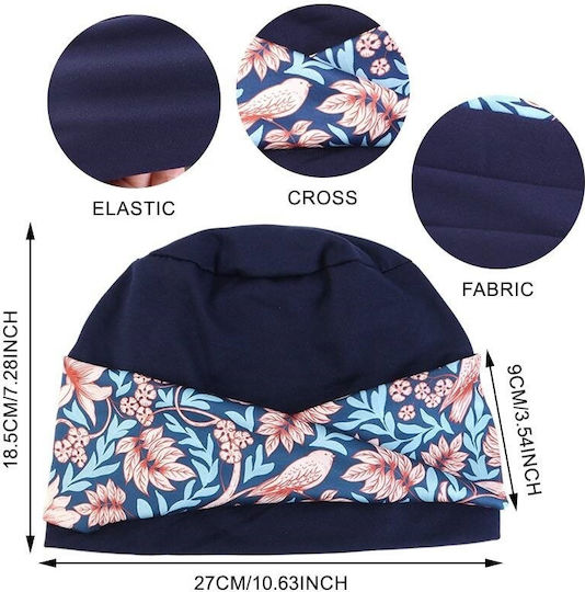 Elecool Damen Weiches Haar Stirnband Schwarz Weiß Blumen