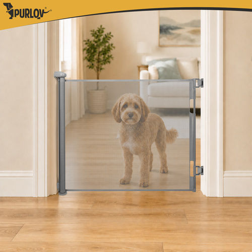 Purlov Dog Divider Grey