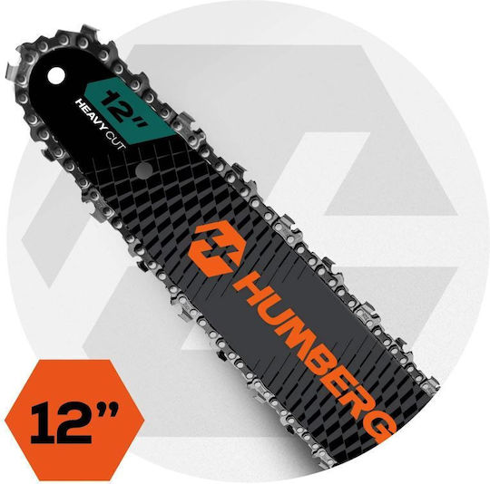 Humberg HM-436 Battery Chainsaw 1x4Ah Brushless 21V Brushless with 30.5cm Blade
