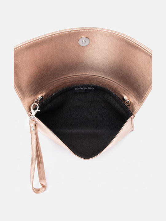 Fabric Women's Handbag Bronze