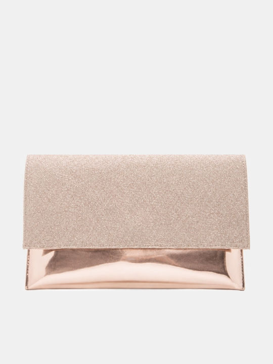 Fabric Women's Handbag Bronze