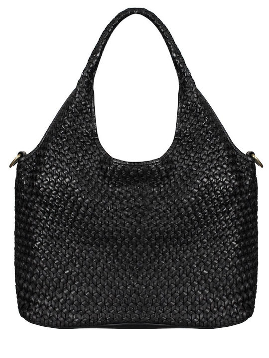 Lang Leather Women's Tote Bag Black