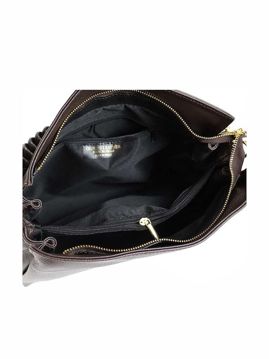 Damentasche aus Leder Hobo Schulter Tasche Braune