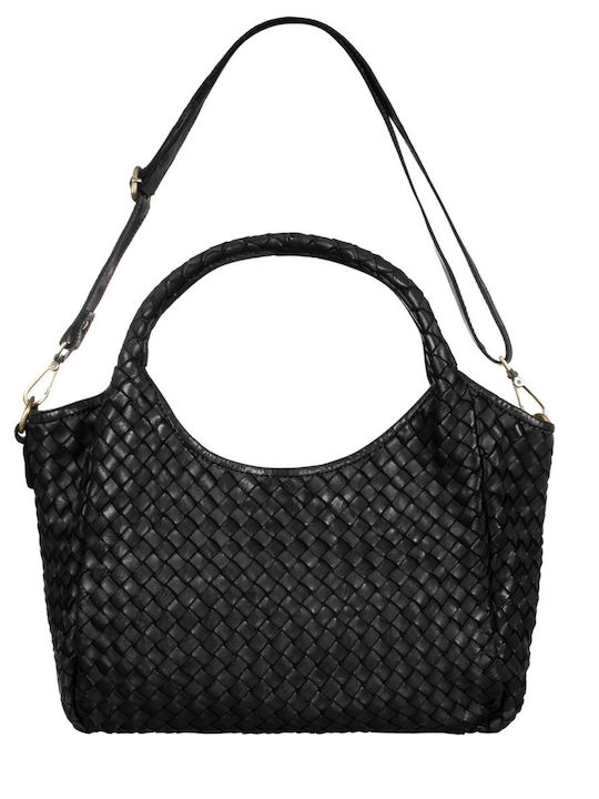 Lang Leather Women's Tote Bag Black