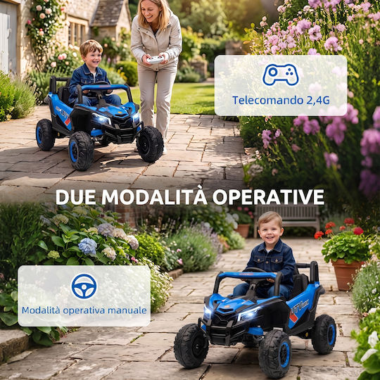 UTV Buggy Einsitzer mit Fernbedienung 12 Volt Blaue Für 3+ Jahre