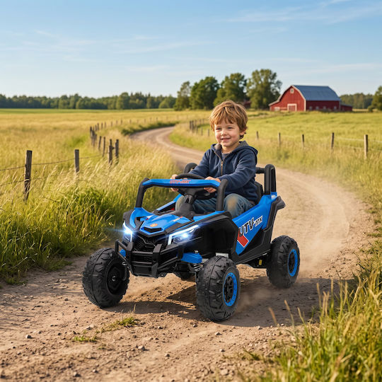 UTV Buggy Einsitzer mit Fernbedienung 12 Volt Blaue Für 3+ Jahre