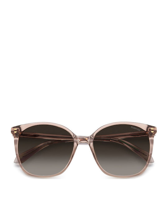Polaroid Unisex Sunglasses with Beige Frame